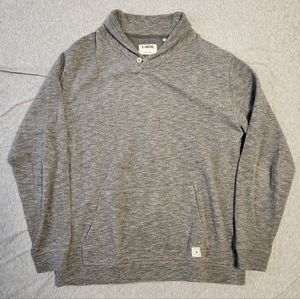 Linksoul Shawl Collar Sweater Gray Large